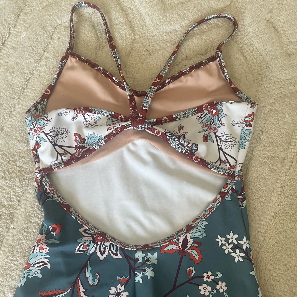 Floral Blue Elevé Unitard - Picture 5 of 7